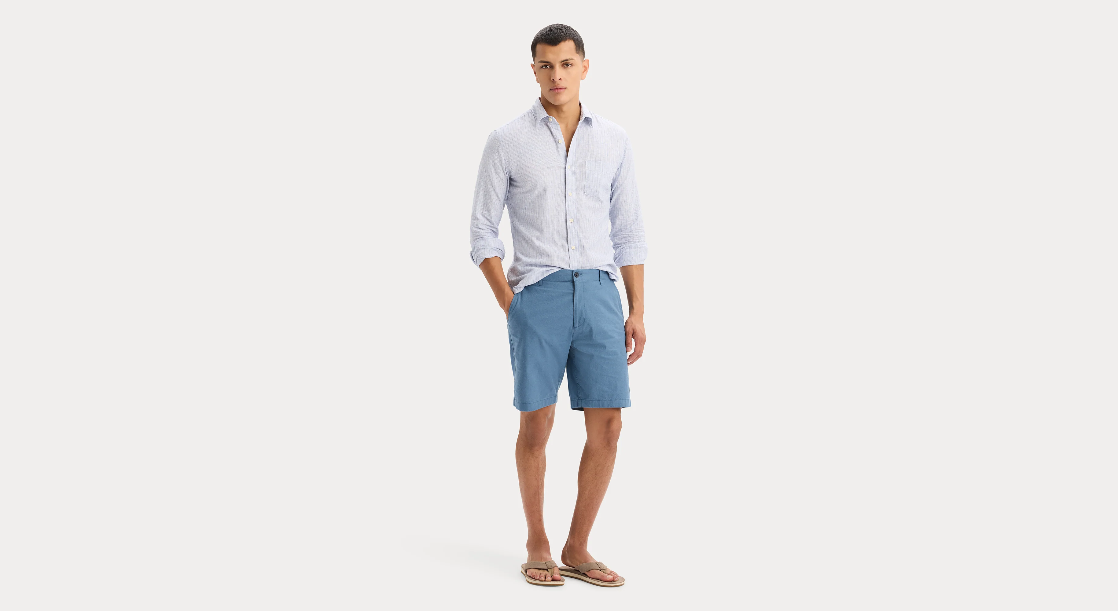 Icon Button Up Shirt, Slim Fit - Image 5